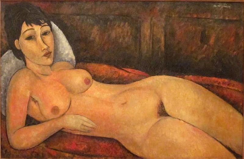 Amedeo Modigliani - Nudo sdraiato